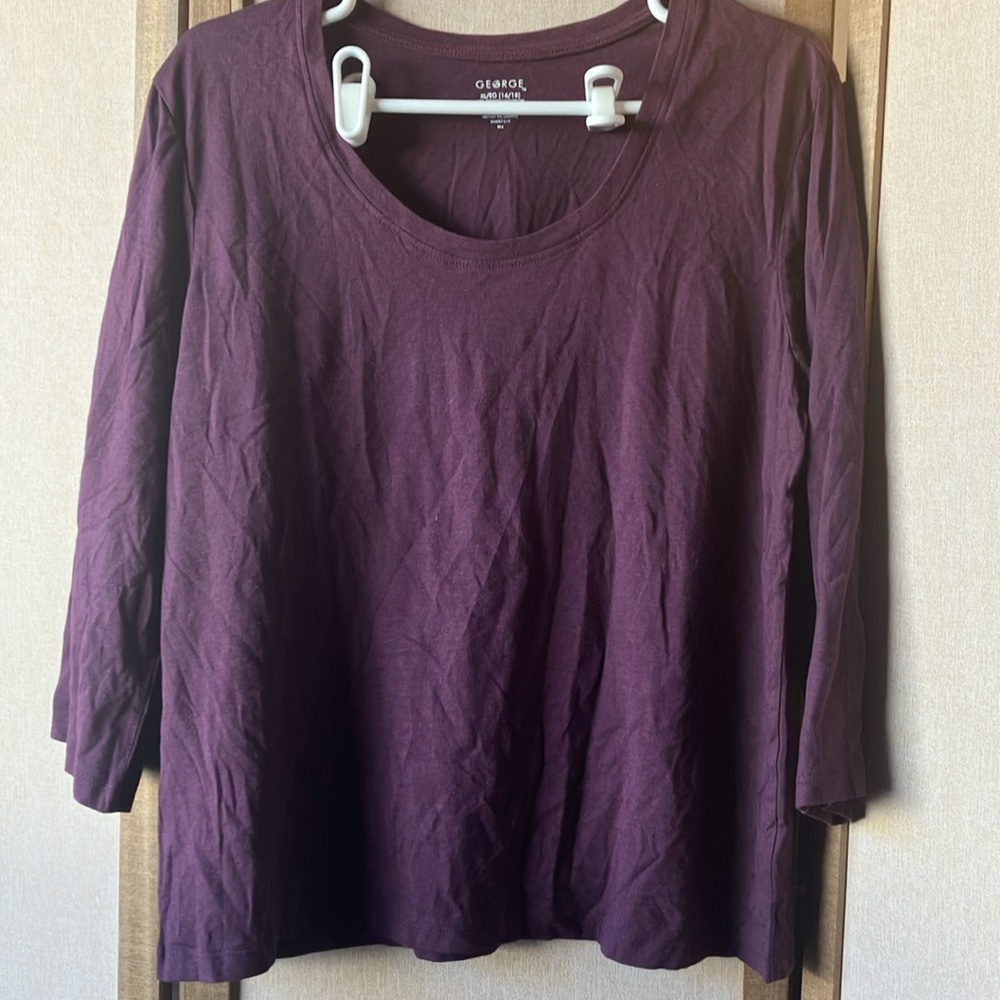 FINAL MARKDOWN Ladies George Cotton-Blend Top extra large